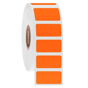 LabTAG JTTA-7SBC1-1OR NitroTAG - Cryogenic Barcode Labels for Liquid Nitrogen Storage 1" x 0.5"/ 25.4mm x 12.7mm, Orange, 1" Core