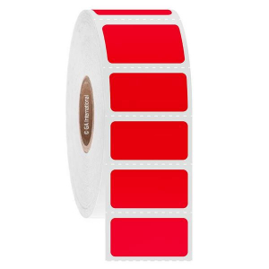 LabTAG JTTA-7SBC1-1RE NitroTAG - Cryogenic Barcode Labels for Liquid Nitrogen Storage 1" x 0.5"/ 25.4mm x 12.7mm, Red, 1" Core