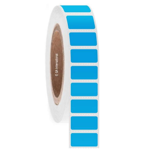 LabTAG JTTA-7SBC3-5BL NitroTAG - Cryogenic Barcode Labels for Liquid Nitrogen Storage 1" x 0.5"/ 25.4mm x 12.7mm, Blue, 3" Core