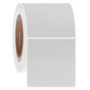 LabTAG JTTA-99C3-0.5WH NitroTAG - Cryogenic Barcode Labels for Liquid Nitrogen Storage 3" x 3" / 76.2mm x 76.2mm, White, 3" Core