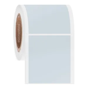 LabTAG L2FD-8C3-0.5WH Cryogenic Cover-Up Labels for Frozen Vials and Tubes 4" x 4", Core 3 inch