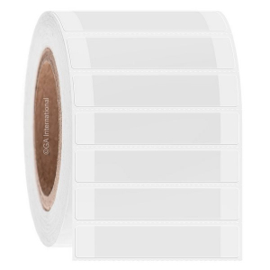 LabTAG L2FS-14C3-2WH CryoSTUCK - Cryogenic Thermal-Transfer Labels for Frozen Vials & Tubes 3.25" x 0.625", White, 3" Core