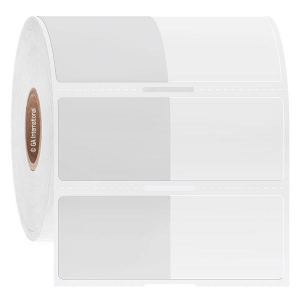 LabTAG L2FS-308NOTC1-1WH CryoSTUCK - Cryogenic Thermal-Transfer Labels for Frozen Vials & Tubes 1.34 x 1 + 1.38 wrap, White + Transparent 1 Inch Core