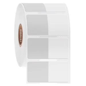 LabTAG L2FS-327NOTC1-1WH CryoSTUCK - Cryogenic Thermal-Transfer Labels for Frozen Vials & Tubes 0.875 x 0.875 + 0.875, White + Transparent 1 Inch Core