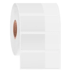 LabTAG L2FSA-348C1-1WH CryoSTUCK - Cryogenic Thermal-Transfer Labels for Frozen Tubes & Vials 1.25 x 0.875 + 0.75, White + Transparent 1 Inch Core