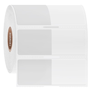 LabTAG L2FT-308NOTC1-1WH Cryogenic Thermal-Transfer Labels for Frozen Vials and Tubes 1.34" x 1" and 1.38" Wrap, Core 1 inch