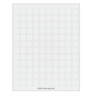 LabTAG LIP-16WH High-Quality Laser & Inkjet Matte Paper Labels (US Letter Size) 0.75" x 0.75" / 19.1 x 19.1mm, White