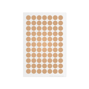 LabTAG LT-11BE Lab-TAG Cryogenic Labels - Cryogenic Color Dots for 1.5 ml Microtube Tops 0.44"/ 11mm, Beige