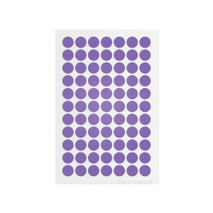LabTAG LT-11LA Lab-TAG Cryogenic Labels - Cryogenic Color Dots for 1.5 ml Microtube Tops 0.44"/ 11mm, Lavender