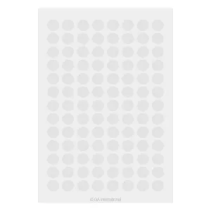 LabTAG LT-9WH Lab-TAG Cryogenic Labels - Cryogenic Color Dots for 1.5 ml Microtube Tops 0.354"/ 9mm, White