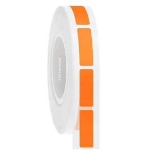 LabTAG M2TT-104C3-5OR Labels for Automated Microplate Barcode labelers 0.5" x 1.375" / 12.7mm x 35mm, Orange, 3" Core