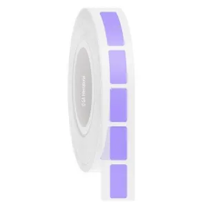 LabTAG M2TT-162C3-5LA Labels for Automated Microplate Barcode labelers 0.5" x 1" / 12.7mm x 25.4mm, Lavender, 3" Core