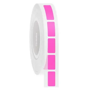 LabTAG M2TT-162C3-5PI Labels for Automated Microplate Barcode labelers 0.5" x 1" / 12.7mm x 25.4mm, Pink, 3" Core