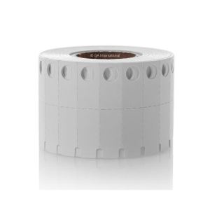 LabTAG PID-1C3-1WH PCR-TagTrax - Adhesive-Free Thermal-Transfer Tags for High-Profile PCR Tubes & Strips 1.53" x 0.36", White, 3" Core