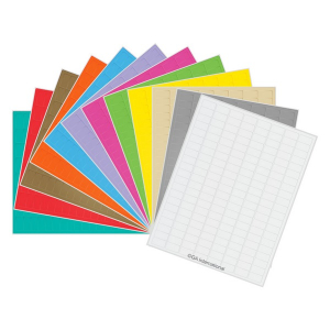 LabTAG RCL-12T1-A2 Removable Cryo-LazrTAG - Cryogenic Labels for Laser Printers (US Letter Size) PATENTED 0.94" x 0.5", 12 Assorted Colors