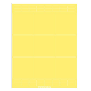 LabTAG RCL-19T1-YE Removable Cryo-LazrTAG - Cryogenic Labels for Laser Printers (US Letter Size) 2.75" x 2.75", Yellow