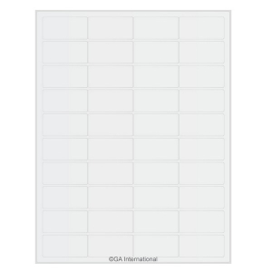 LabTAG RCL-33T1-WH Removable Cryo-LazrTAG - Cryogenic Labels for Laser Printers (US Letter Size) 1.97" x 0.97", White