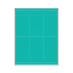 LabTAG RCL-3T1-GS Removable Cryo-LazrTAG - Cryogenic Labels for Laser Printers (US Letter Size) 2.63" x 1", Green Seafoam