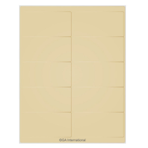 LabTAG RCL-7T1-BE Removable Cryo-LazrTAG - Cryogenic Labels for Laser Printers (US Letter Size) PATENTED 4.0" x 2.0" / 102mm x 50.8mm, Beige