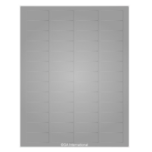 LabTAG RCL-8T1-SI Removable Cryo-LazrTAG - Cryogenic Labels for Laser Printers (US Letter Size) PATENTED 1.77" x 0.79" / 45mm x 20mm, Silver