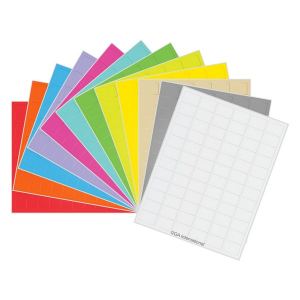 LabTAG RCL-9T1-A1 Removable Cryo-LazrTAG - Cryogenic Labels for Laser Printers (US Letter Size) PATENTED 1.26" x 0.87", 10 Assorted Colors