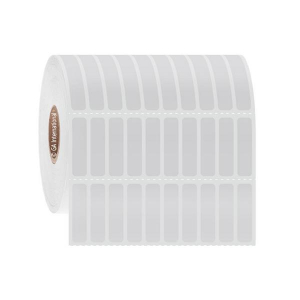 LabTAG RMTT-164C1-10WH Removable FreezerTAG - Deep-Freeze Labels for Thermal-Transfer Barcode Printers 0.25" x 1", White, 1" Core