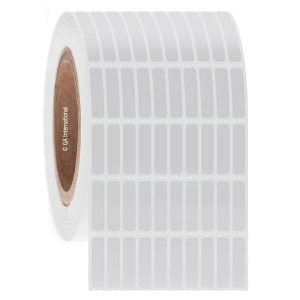 LabTAG RMTT-164C3-10WH Removable FreezerTAG - Deep-Freeze Labels for Thermal-Transfer Barcode Printers 0.25" x 1", White, 3" Core