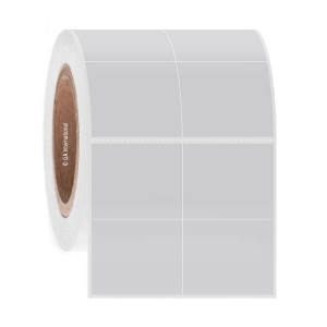 LabTAG RMTT-219C3-0.5WH Removable FreezerTAG - Deep-Freeze Labels for Thermal-Transfer Barcode Printers 1.8" x 1.5", White, 3" Core