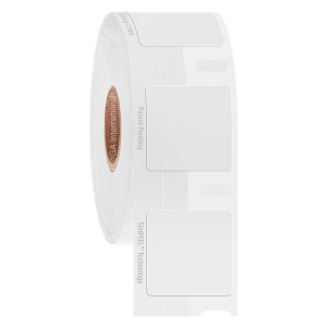 LabTAG SPEDCS-070WH DYMO Compatible CryoSTUCK - Cryogenic Labels for Frozen Surfaces with SimPEEL Technology 1" x 1", White 1 Inch Core
