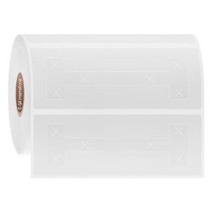 LabTAG TELA-5C1-1WH Cryo C-KurTAG - Tamper-Evident Cryogenic Labels 3.81" x 1.375" / 96.8mm x 34.9mm, White, 1" Core