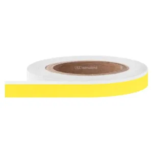 LabTAG TWA-13C3-100YE MetaliTAPE - Cryogenic Tape for Metal Racks 0.5" x 100′, Yellow, 3" Core