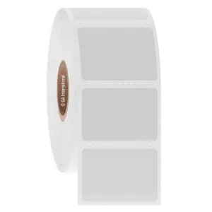 LabTAG UC-9C1-1WH CryoSTUCK - Thermal-Transfer Cryogenic Labels for Frozen Vials & Surfaces 1.25" x 0.875", White 1 Inch Core