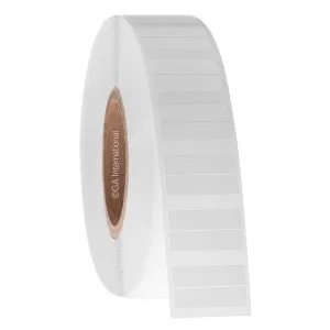 LabTAG WAX-149C3-10WH WaxiTAG - Paper Labels for Paraffin Wax Blocks 1" x 0.276" / 25.4mm x 7mm, White, 3" Core