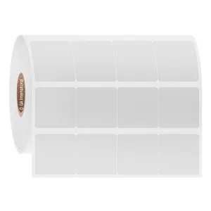 LabTAG XFLA-125C1-4WH XyliFIL - Xylene & Chemical-Resistant Labels for Histology 0.9375" x 0.9375" / 23.8mm x 23.8mm, White, 1" Core