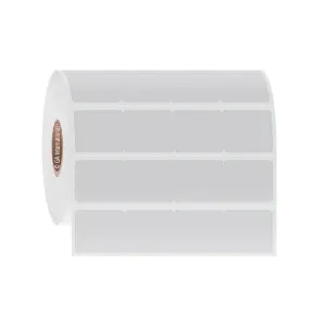 LabTAG XFLA-133C1-4WH XyliFIL - Xylene & Chemical-Resistant Labels for Histology 0.866" x 0.75" / 22mm x 19.1mm, White, 1" Core