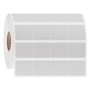 LabTAG XST-131C1-4WH StainTUFF - Stainproof Xylene Resistant Labels 0.860" x 0.75" / 21.84 mm x 19.1mm (4 across), White, 1" Core