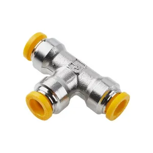 Legris 164PLP-12M Nickel Plated Union Tee 12 mm