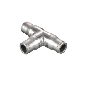 Legris 164PLS-12M Push-to-Connect Pneumatic Stainless Steel Tee - Prestolok PLS 12 mm