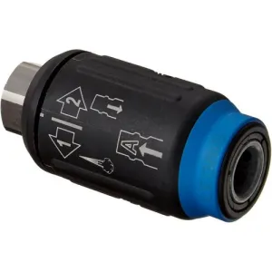 Legris 9415U08 14 C 9000 Polymer Quick-Acting Safety Female Straight Coupler 3/8" Body x 1/4" NPT