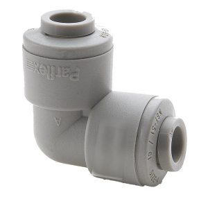 Legris A6EU6-MG TrueSeal 3/8" Push-to-Connect Gray Acetal 90 Deg. Elbow