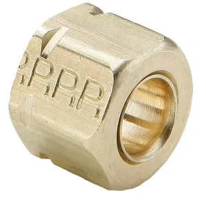 Legris 61CA-14 Brass Compression Tube Nut, Compress-Align 7/8"