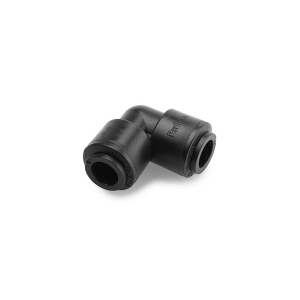 Legris FB6EU4-HBLK TrueSeal 3/8"-1/4" Push-to-Connect Black Kynar 90 Deg. Elbow