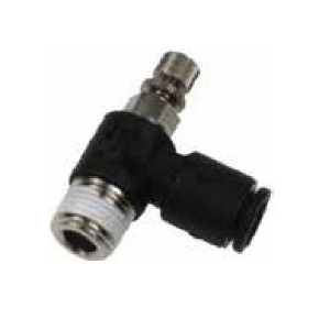 Legris FCM731-6M-2R Miniature Meter Out Flow Control, BSPT 1/8, Tube Size 6mm