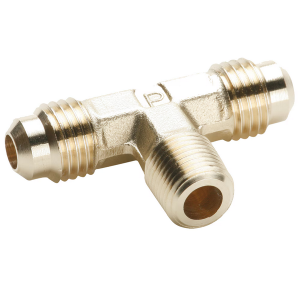 Legris 145F-4-2 145F Series 1/4 in. Flare Branch Tee to 1/8 in. Male Pipe Thread Fitting