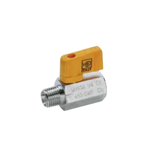 Legris MV608-8 Male-Female Pipe Ends, Compact Handle, Mini Ball Valve, Pipe Thread 1/2"