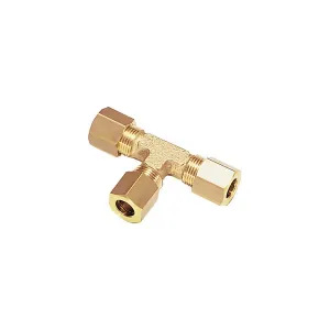 Legris 0104 10 00 Brass Compression Connector Tee Tube / Tube with O.D. 10 mm