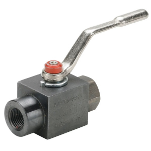 Legris V500HP-20 Series 500HP 1-1/4" Female NPT to 1-1/4" Female NPT Carbon Steel High Pressure Ball Valve