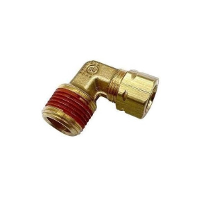 Legris VS169CA-6-6 3/8" Compress-Align to 3/8" Male Pipe 90 Deg. Brass Elbow w/ Vibra-Seal