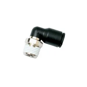 Legris W369PLP-4M-2R Male Elbow 90 Degree (5/32 Equiv.) 4 mm Y Connector with 1/8" Male BSPT Threads