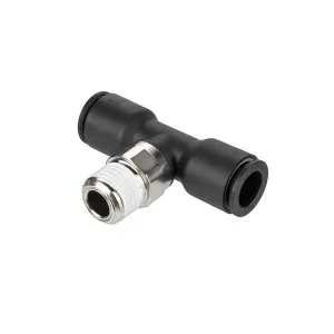 Legris W372PLP-4M-4R Male Branch Tee (5/32 Equiv.) 4 mm Branch Tee with 1/4" Male BSPT Threads